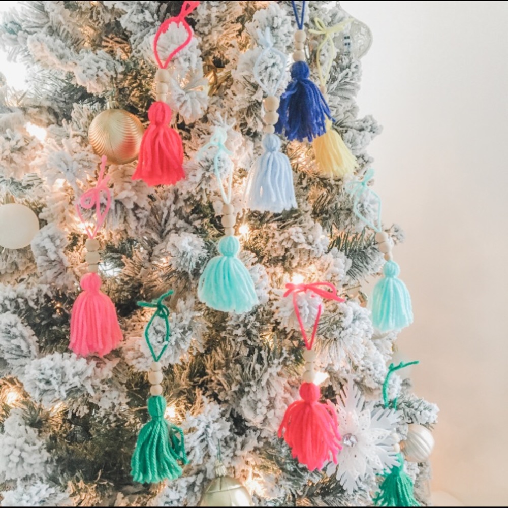 10 Colorful Tassel Christmas Ornaments 🌈🎄